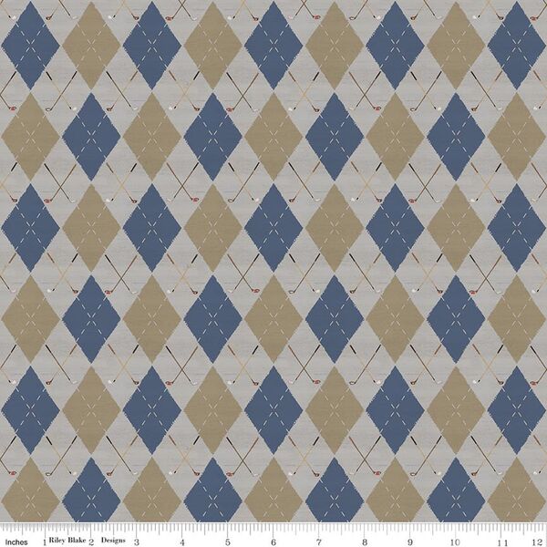 Argyle in Gray
