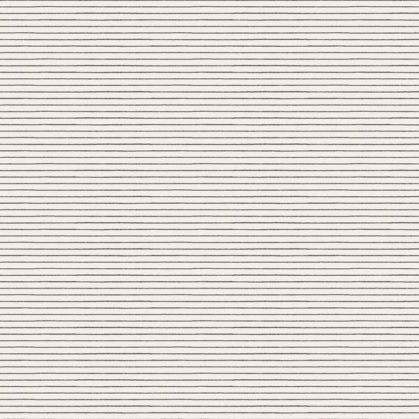 Pencil Stripes in Warm Charcoal