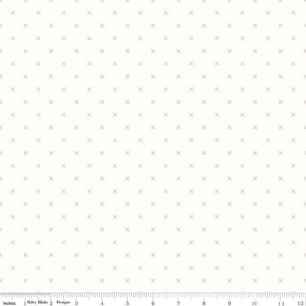 Cross Stitch in Brown