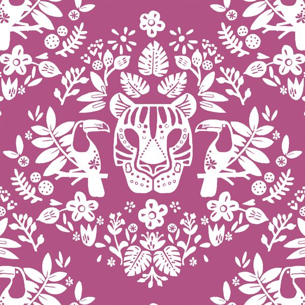 Costa Rica Damask in Azalea