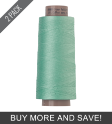 Summery Mint (9140-1536) - Silk Finish Cotton 40wt - 1600 Yards (2 Pack)