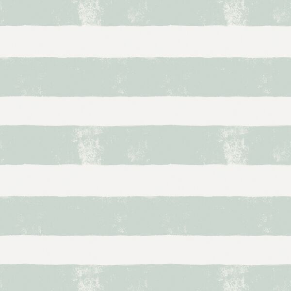 Painted Stripe in Light Sage
