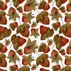 Large Strawberry Harvest in Milk
