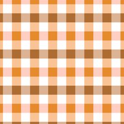 Gingham in Golden Rose