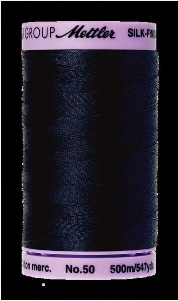 Dark Blue (9104-0827) - Silk Finish Cotton 50wt - 547 Yards