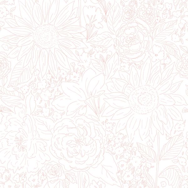 Paperie in Pink Sand on White