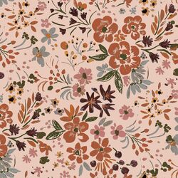 Wild Devon Floral in Vintage Rose