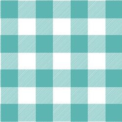 Buffalo Plaid in Seafoam