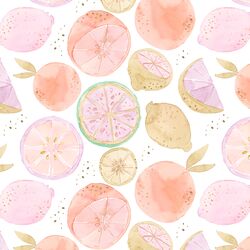 Citrus Fruit in White