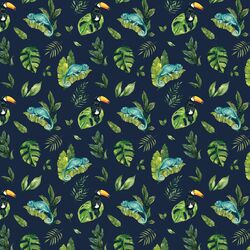 Little Jungle Friends in Navy