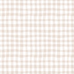 Organic Gingham in Cream