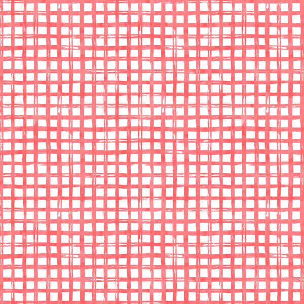 Small Watercolor Plaid in Peppermint