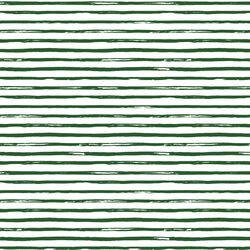 Small Watercolor Stripes in Evergreen