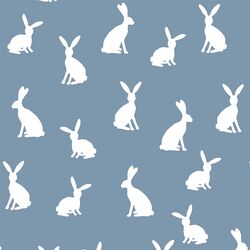 Cottontail Silhouette in Dusk