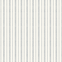 Stacked Stripe in Cottage Blue on Ivory