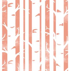 Big Birches in Grapefruit