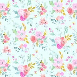May Flowers in Aqua Sky