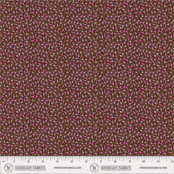 Ditsy Bloom in Brown