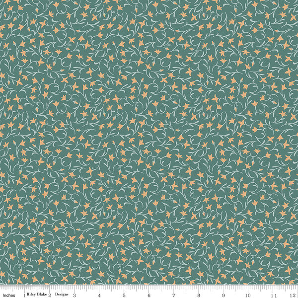 Flower Toss in Teal