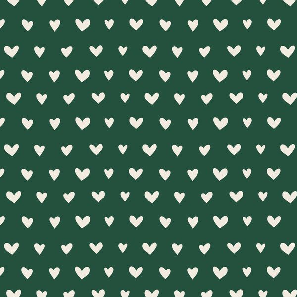 Big Queen of Hearts in Deep Emerald