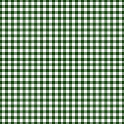 Little Gingham Check in Green Leaves