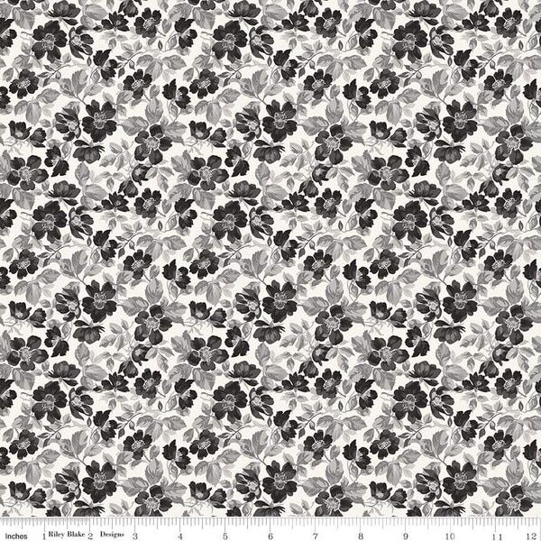 Floral in Ivory