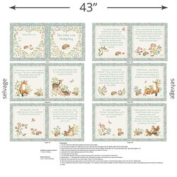 Book Panel in Cream Multi