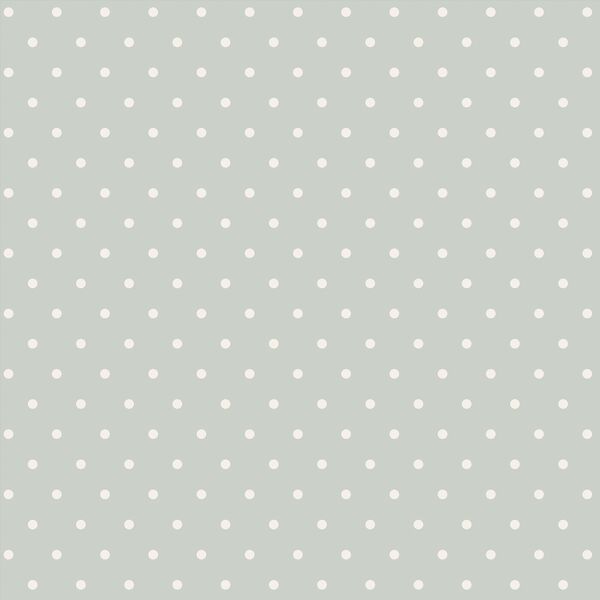Simple Polka Dots in Dewy Green