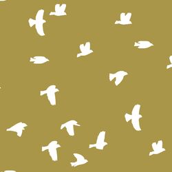Flock Silhouette in Gold