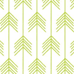 Vanes in Lime on White