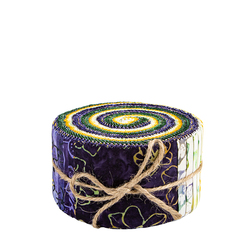 Expressions Batiks 2.5" Strip Roll in Slough