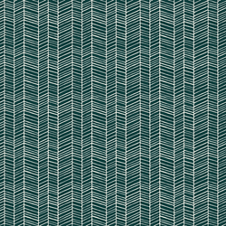 Little Herringbone in Emerald