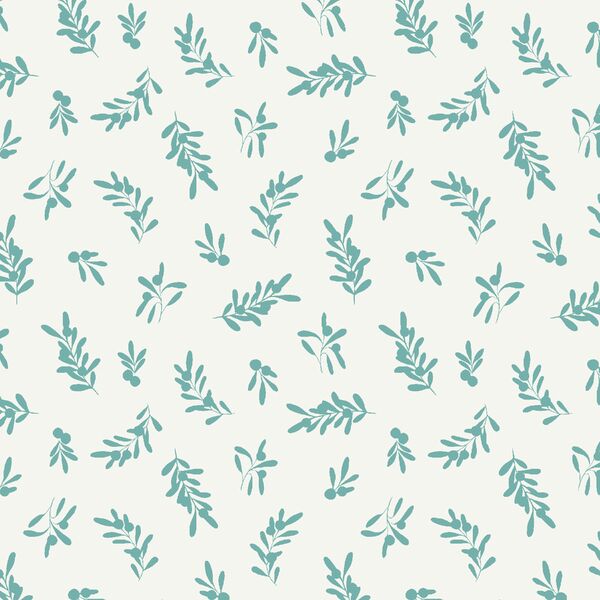 Tonal Sprigs in Cream