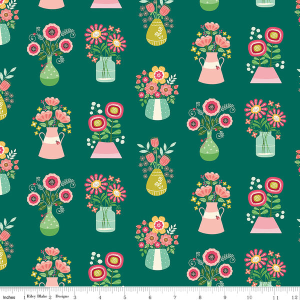Bouquet in Jade