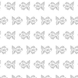 Goldfish Sketches in Notebook