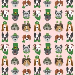 Irish Pups in Powder Pink