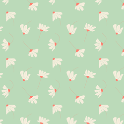 Scattered Daisy in Mint