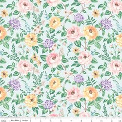 Floral in Blue