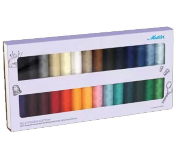Silk-Finish 28 Spool Thread Set