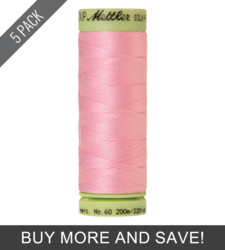 Petal Pink (9240-1056) - Silk Finish Cotton 60wt - 220 Yards (5 Pack)