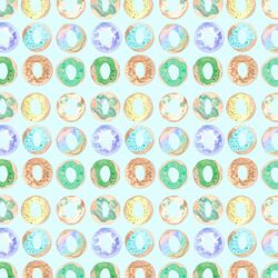 Little Donuts in Light Blue