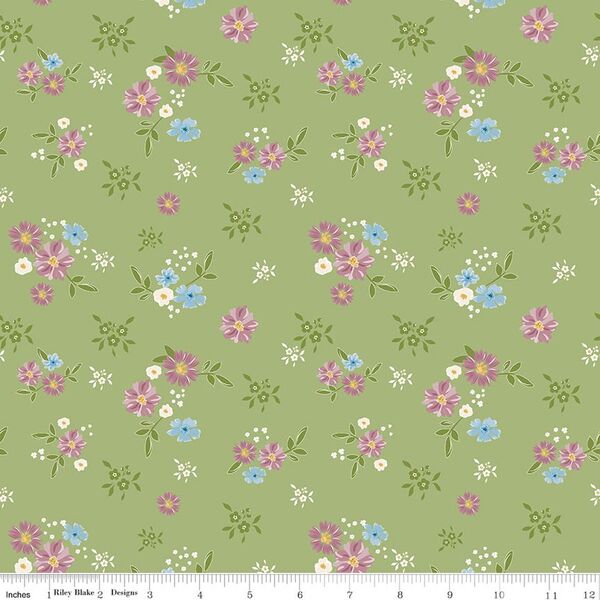 Floral in Green