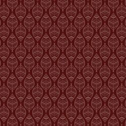 Stenciled Leaf in Maroon