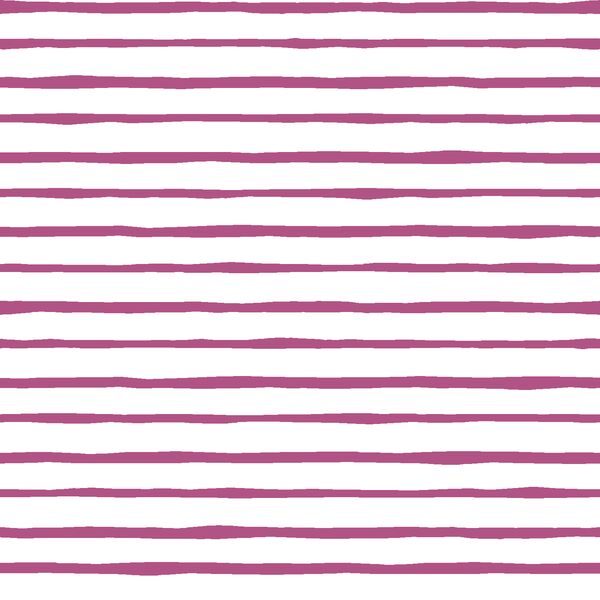 Artisan Stripe in Azalea on White