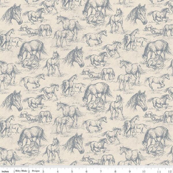 Horses in Linen