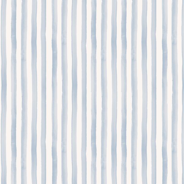 Pastel Stripe in Beach Blue