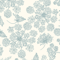Queen Annes Lace in Slate Blue