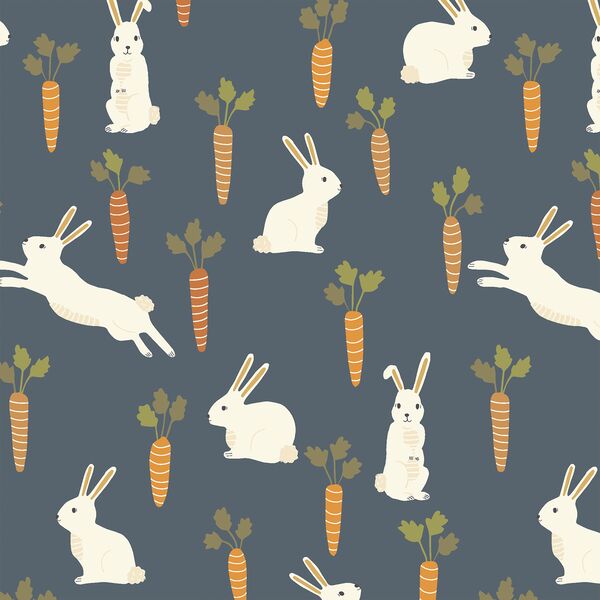 Easter Garden in Evening Navy