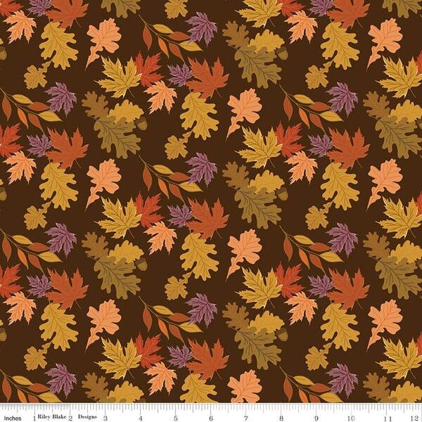 Leaves in Brown
