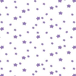 Star Light in Amethyst on White